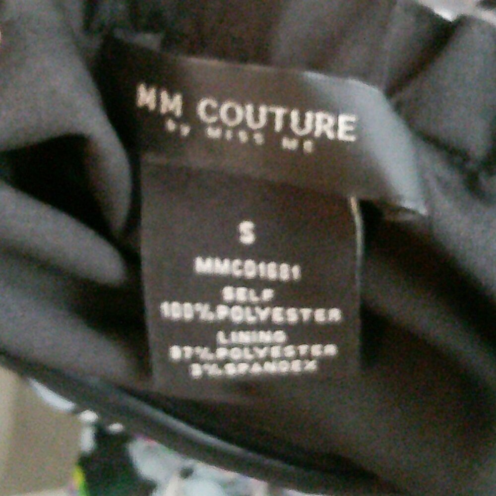 MM Couture - One Shoulderd  Mini Length Dress - Size Small - Picture 5 of 5